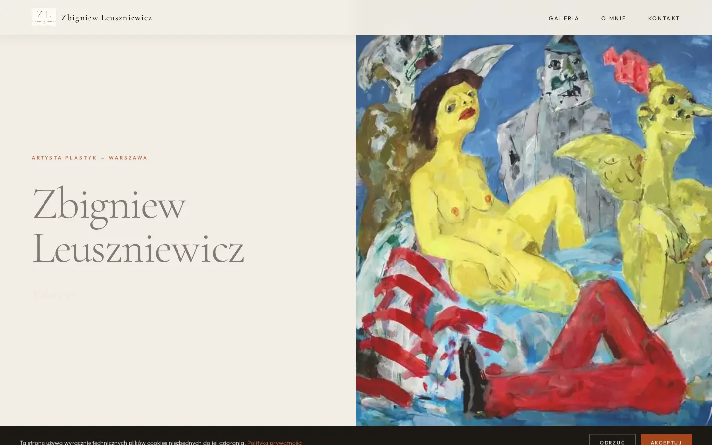 Strona internetowa — Zbigniew Leuszniewicz